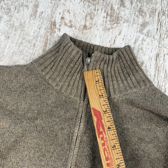 Men's J. Crew Cashmere Blend Sweater 1/4 Zip Sz M Casual Dad - Picture 10 of 10